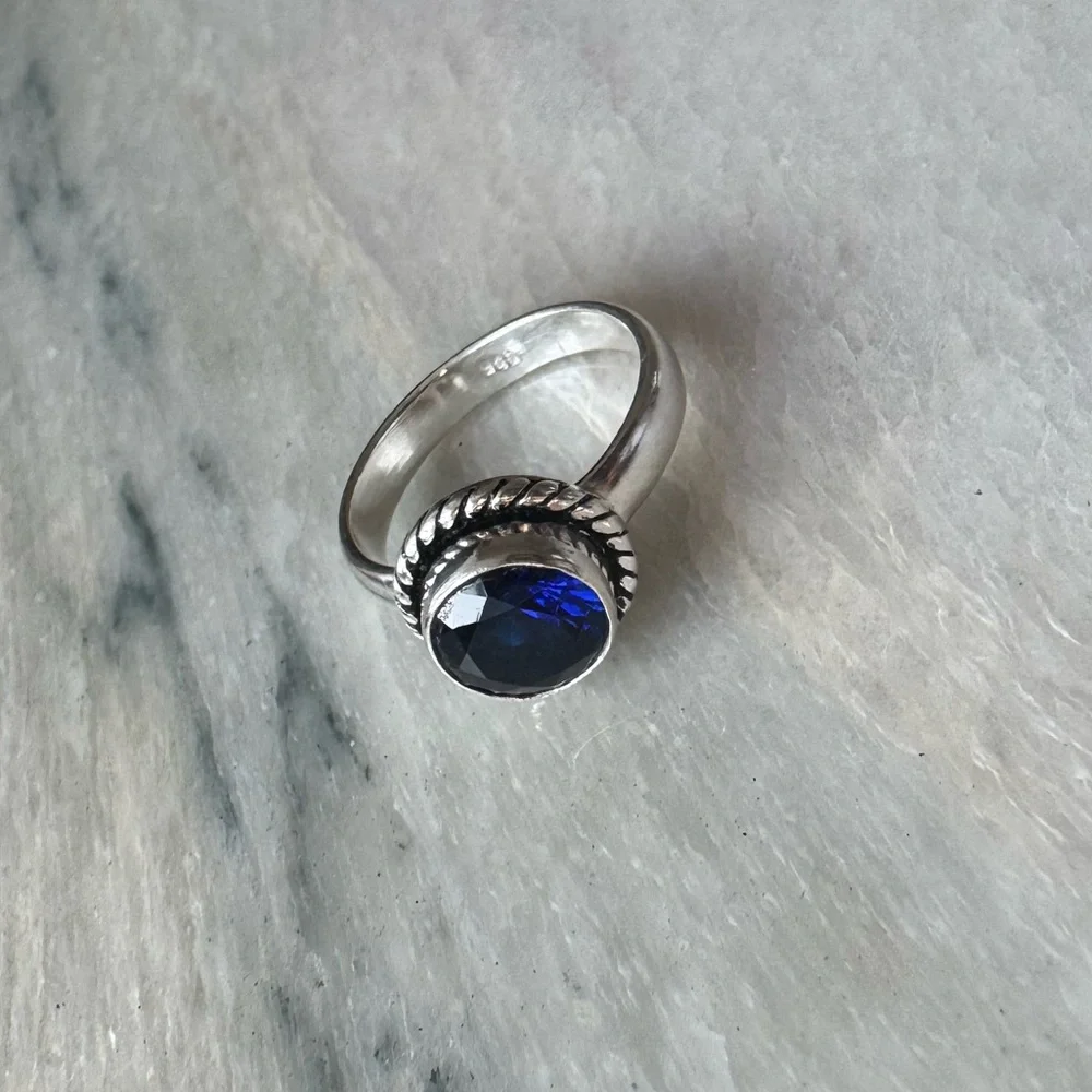 NWOT Sundance Blueberry Hill Ring, Tanzanite, Sterling Silver